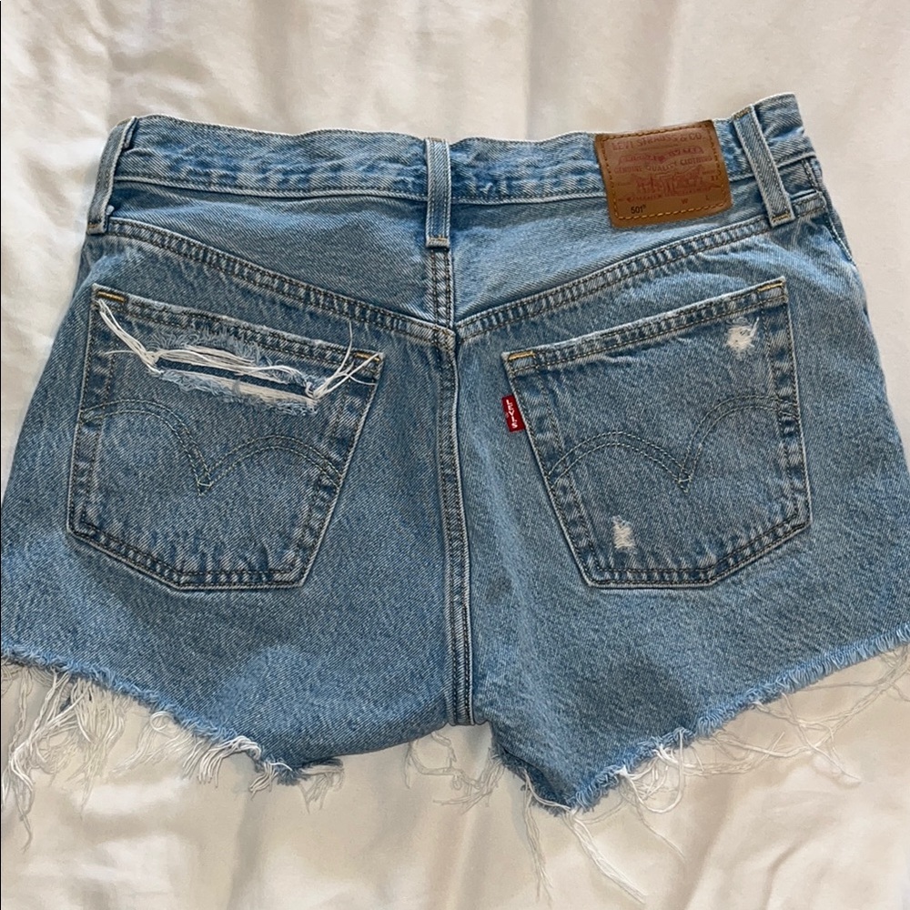 Distressed Denim Women's Shorts